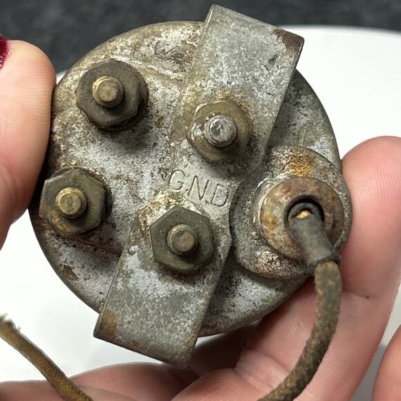 Vintage Fuel Gauge Auto Part GND Dashboard Instrument Cluster with Wire - Picture 7 of 10